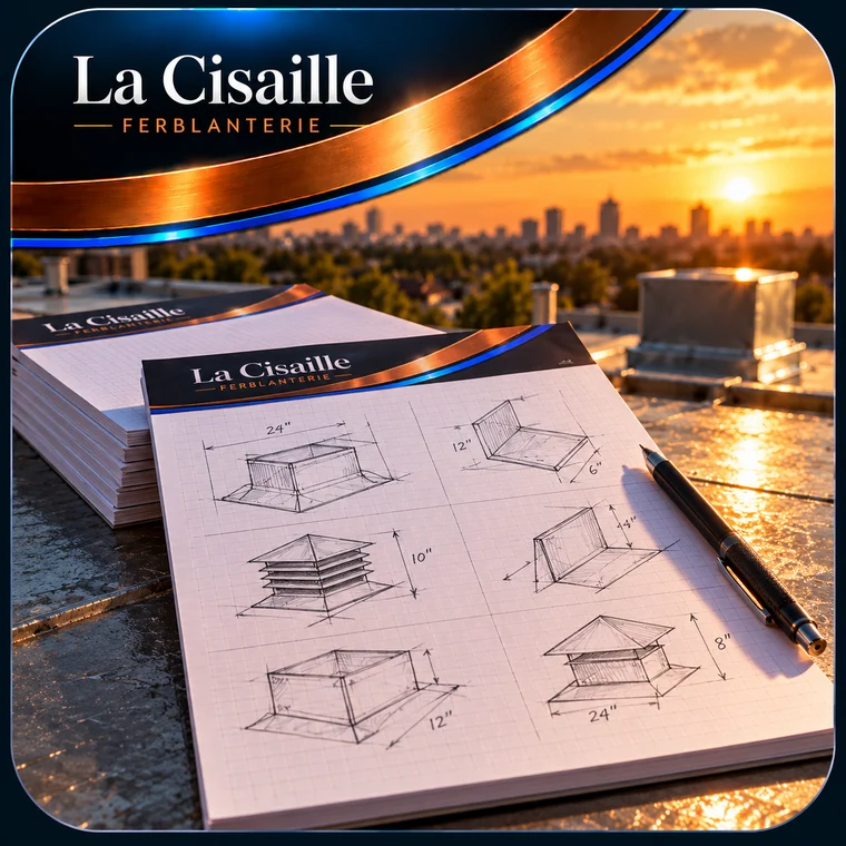 Pad de dessin de détails de toiture