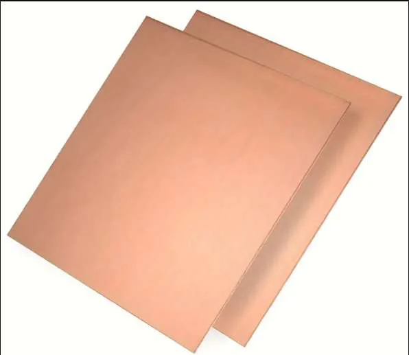 Feuilles de cuivre rouge